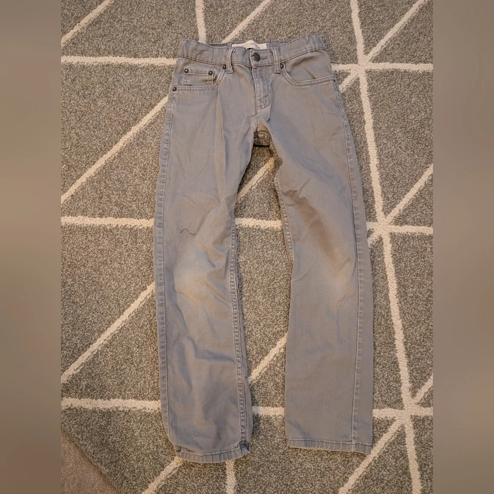 3 For $12 Clearance Levi's Youth Boys Gray 511 Slim‎ Pants Size 10
